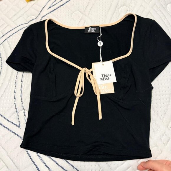 Tiger Mist Tops - NOT AVAIL.
 Tiger Mist Crop Top Size Small
